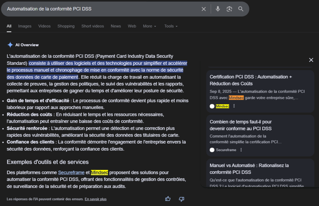 Automatisation de la conformité PCI DSS